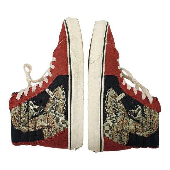 Vans SK8-HI Desert Snake Checkerboard Chili Oil Suede Mens 9 Womens 10.5 Sneaker main image 4